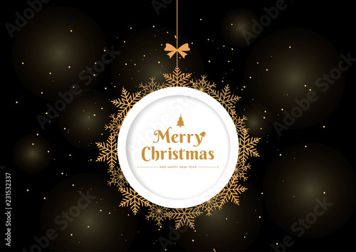 Snowflake Christmas background