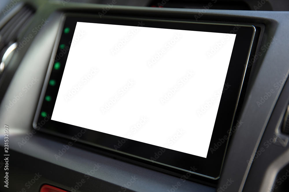 touch multimedia system with isolated screen in the car