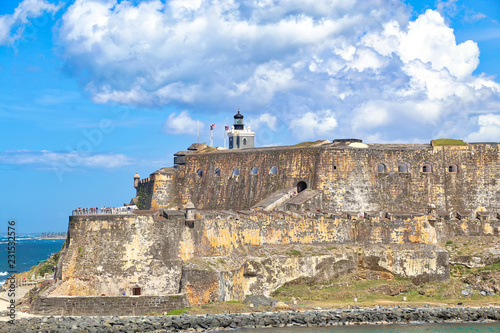 Castillo San Felipe del Morro Fortress in San Juan, Puerto Rico photo