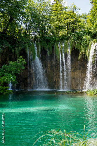 Waterfalls of one of the most astonishing National Parks of the world, Plitvice Lakes, Croatia.  © Gabriel