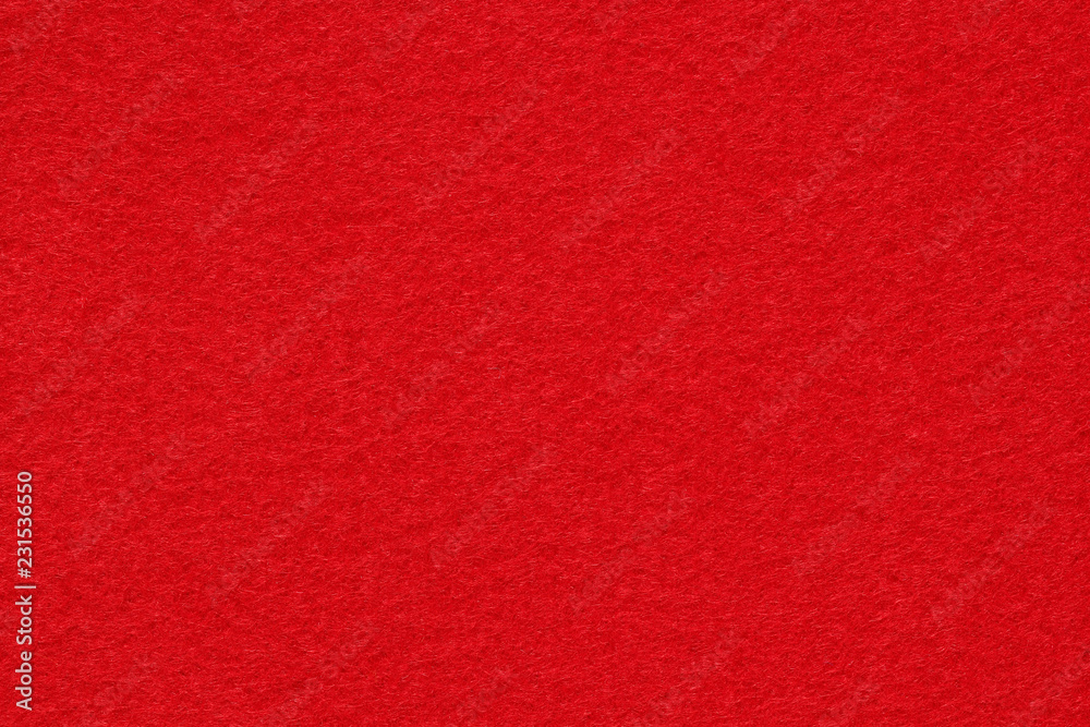 Red felt texture background - obrazy, fototapety, plakaty 