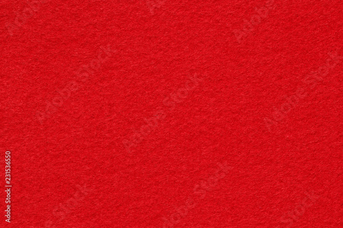 Red felt texture background photo