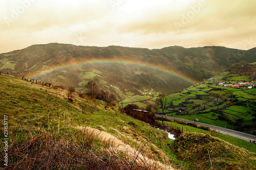 Mountains of Asturias in Spain photo
