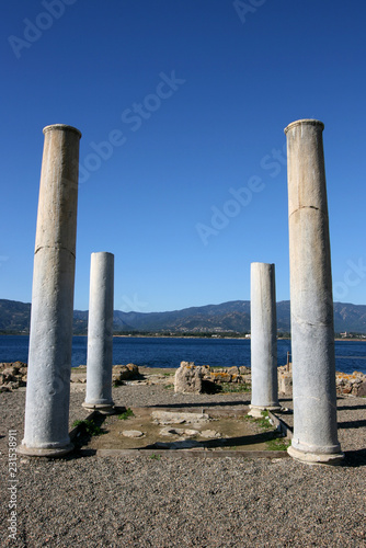 Ancient ruins of Nora, Sardinia, Italy