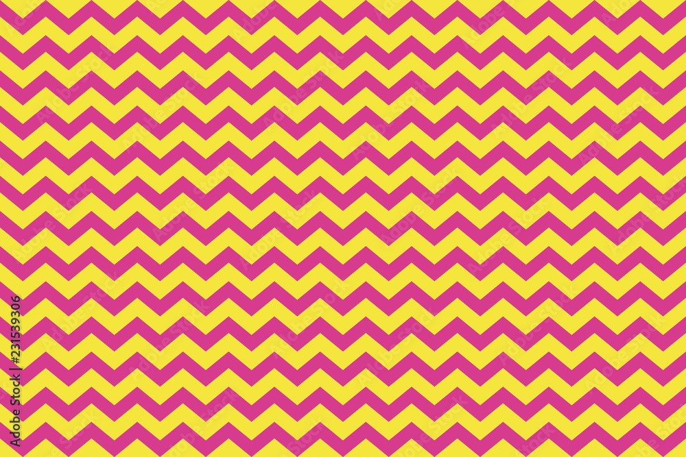 background of pink and yellow zig zag stripes