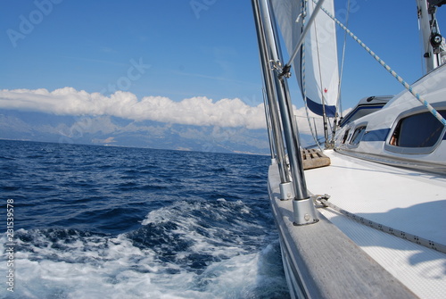 Łódka, morze ,Fregaty © Rafa