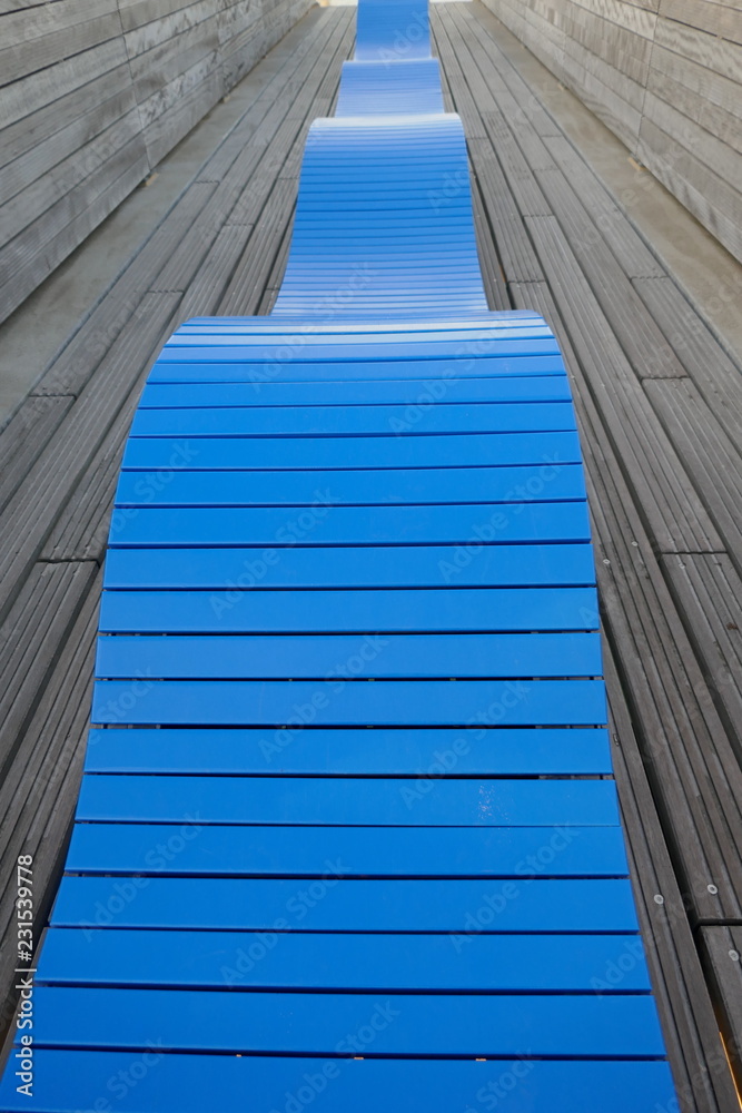 Detail of the new adventure pier in Heiligenhafen on the Baltic Sea Detail of the new adventure pier in Heiligenhafen on the Baltic Sea