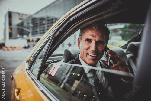 Successful business man in New york city, portraits and lifestyle