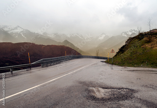 Mountains of Asturias in Spain photo