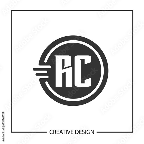 Initial Letter RC Logo Template Design Vector Illustration