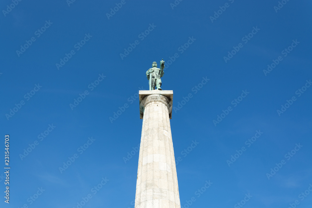 Victor monument, Kalemegdan fortress, Belgrade, Serbia Victor monument, Kalemegdan fortress, Belgrade, Serbia