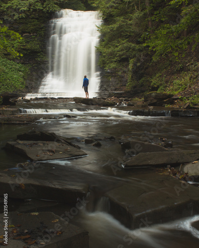 Wallpaper Mural up close to the waterfall Torontodigital.ca