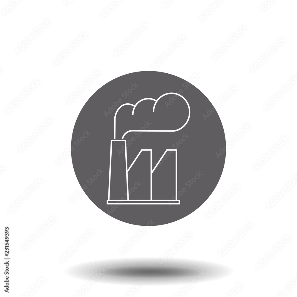 Factory line icon, outline vector sign, linear style pictogram isolated on white. Industry symbol, logo illustration. Premium quality graphic design elements. Factory line icon, outline vector sign, linear style pictogram isolated on white. Industry symbol, logo illustration. Premium quality graphic design elements.