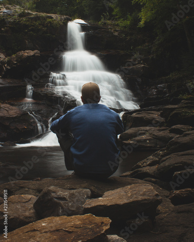 Wallpaper Mural looking at a waterfall Torontodigital.ca