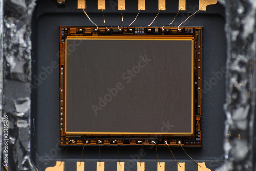 Extreme magnification - Camera sensor under the microscope