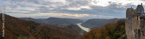 Burgruine Aggstein Panorama