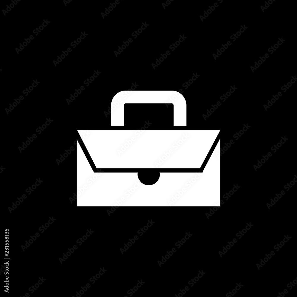 Case icon simple flat style vector illustration Case icon simple flat style vector illustration
