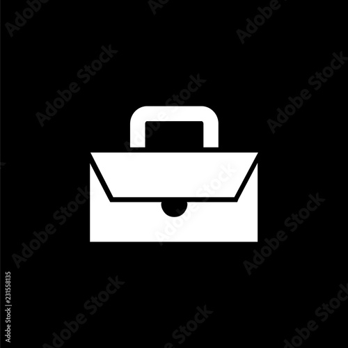 Case icon simple flat style vector illustration