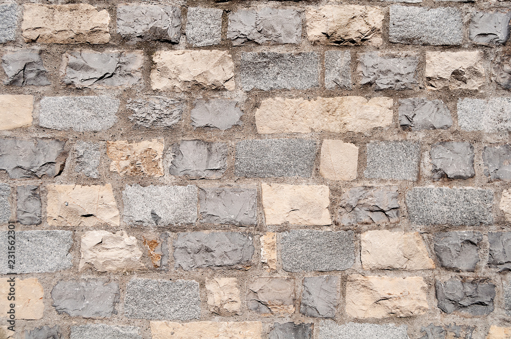 Fototapeta premium stonework in warm tint