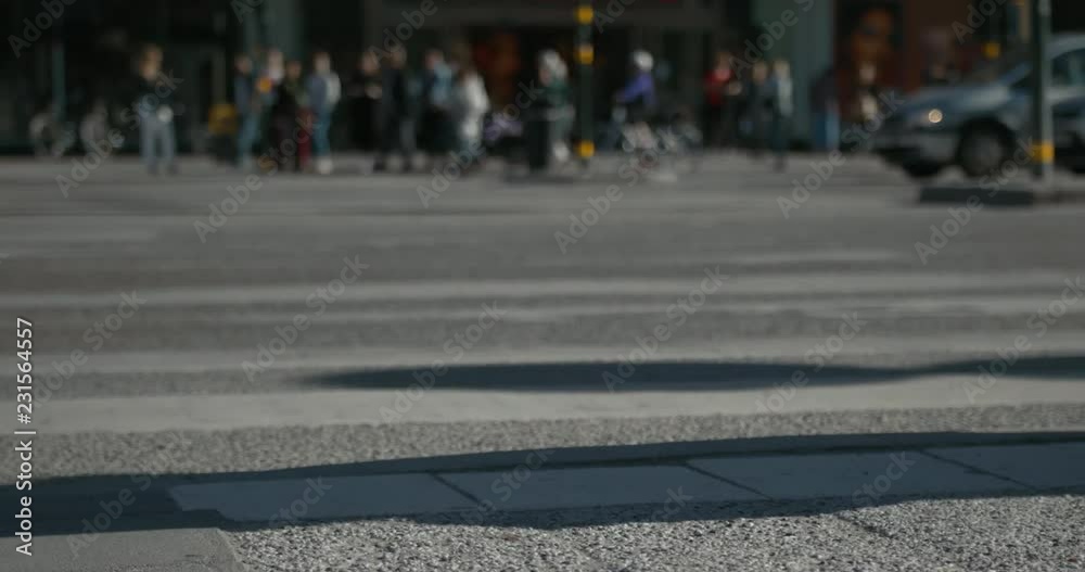 Timelapse of intersection in urban Stockholm Timelapse of intersection in urban Stockholm
