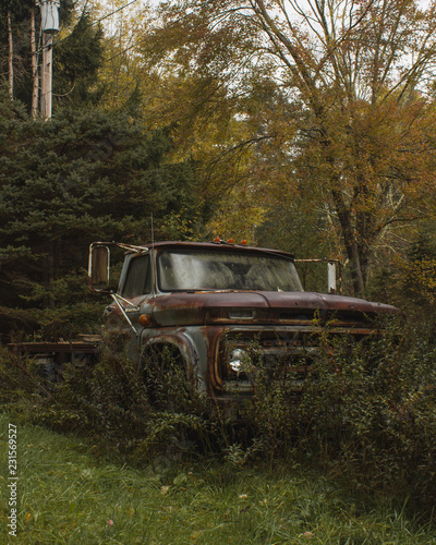 Wallpaper Mural old rusting truck Torontodigital.ca
