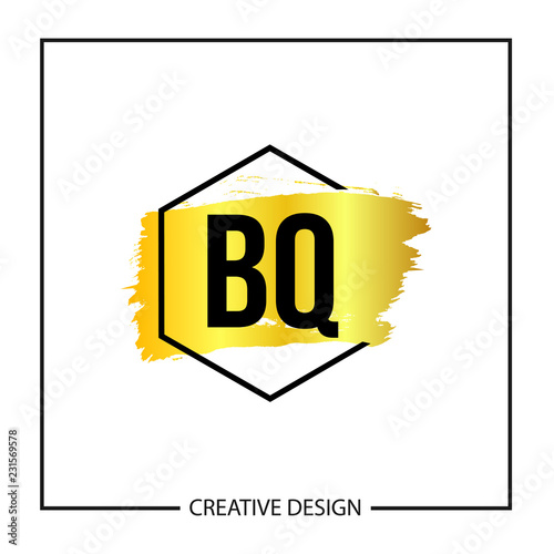 Initial Letter BQ Logo Template Design Vector Illustration