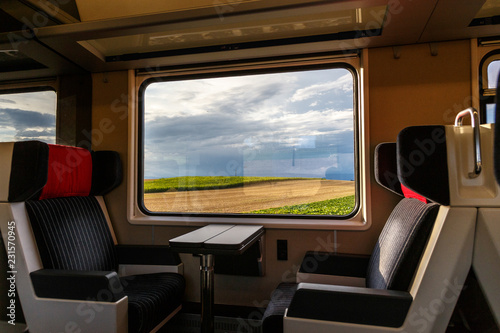 view from luxury train