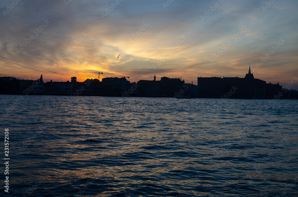 sunset over Giudecca 2