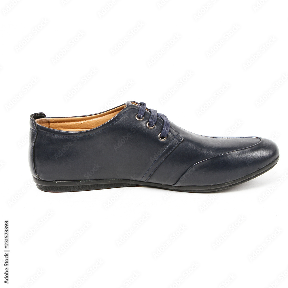 Office leathers man shoes isolated on white Office leathers man shoes isolated on white