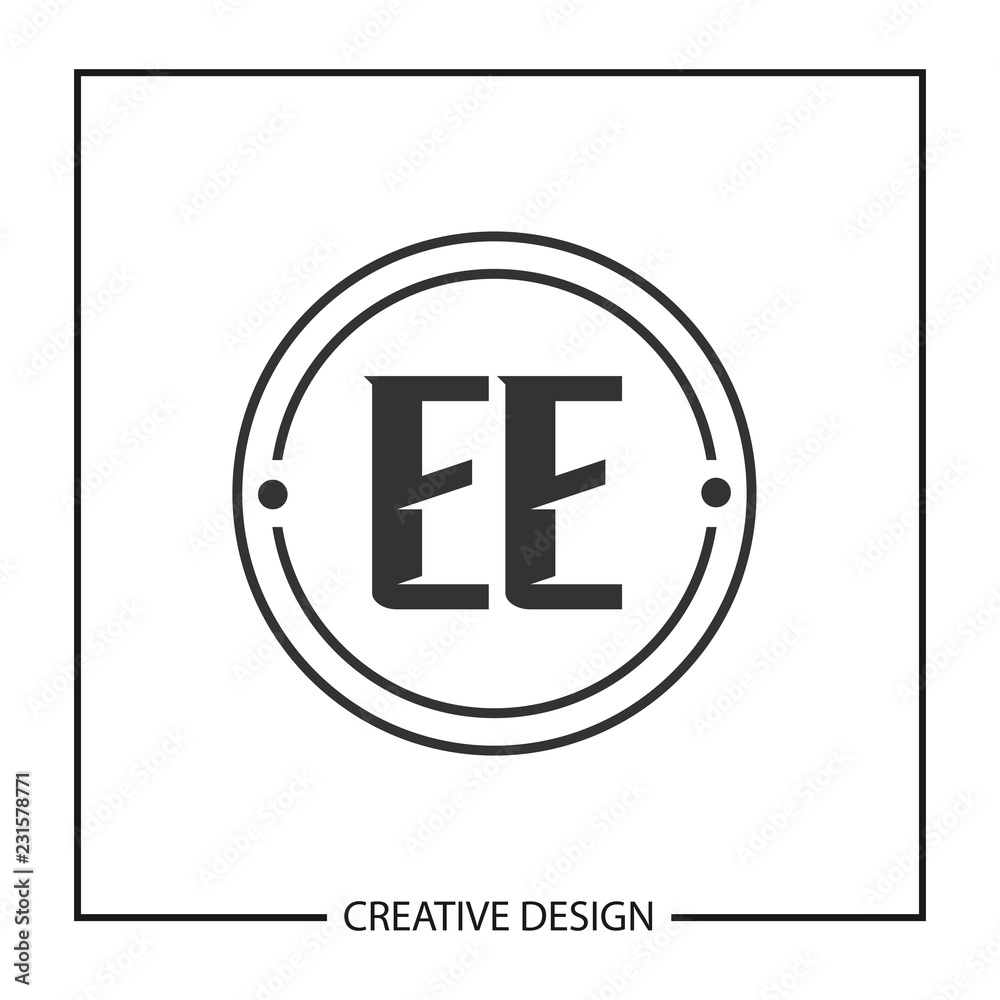 Initial Letter EE Logo Template Design Vector Illustration Initial Letter EE Logo Template Design Vector Illustration