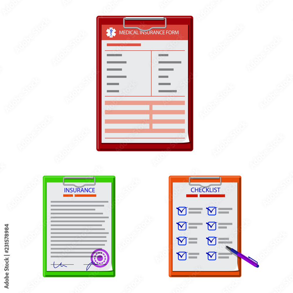 Vector design of form and document sign. Collection of form and mark vector icon for stock. Vector design of form and document sign. Collection of form and mark vector icon for stock.