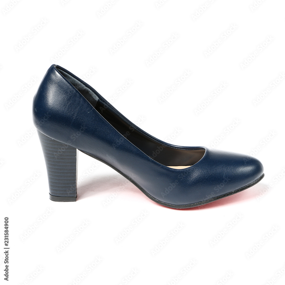 Women's toe and platform shoes isolated on white background Women's toe and platform shoes isolated on white background