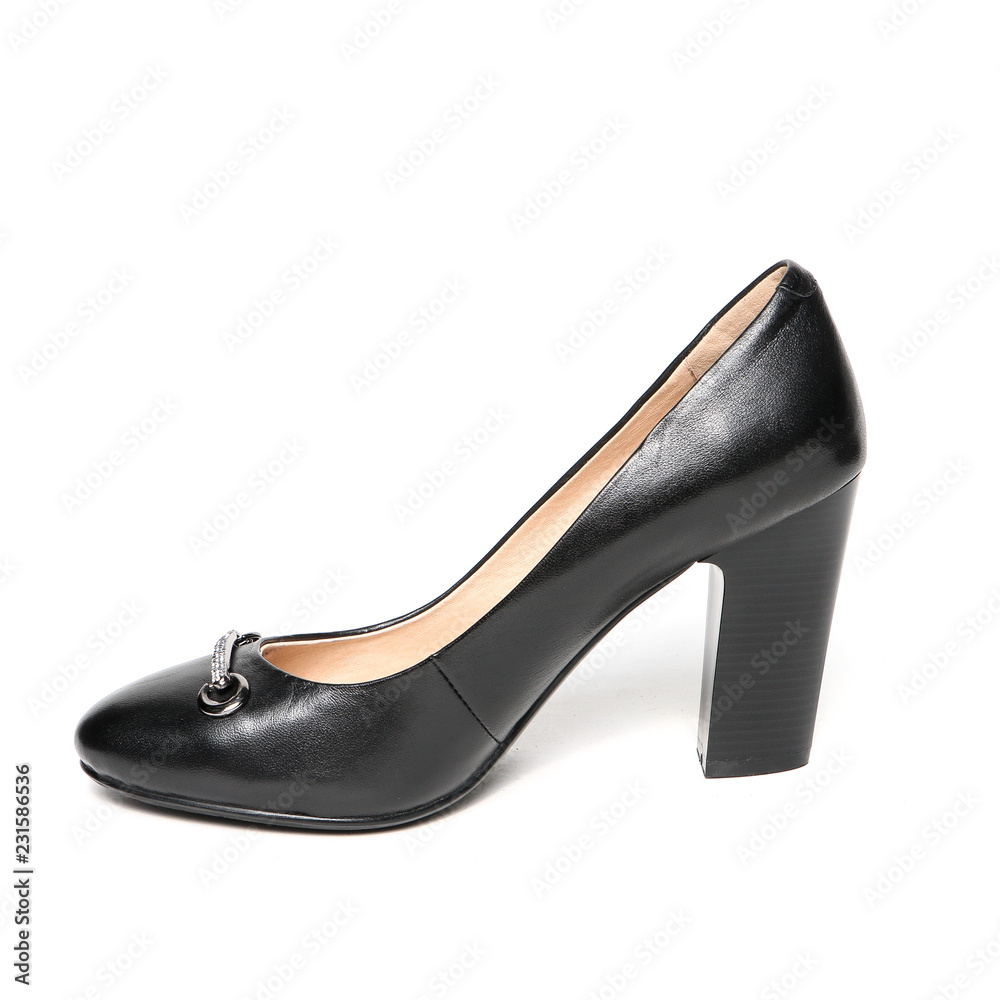 Women's toe and platform shoes isolated on white background Women's toe and platform shoes isolated on white background