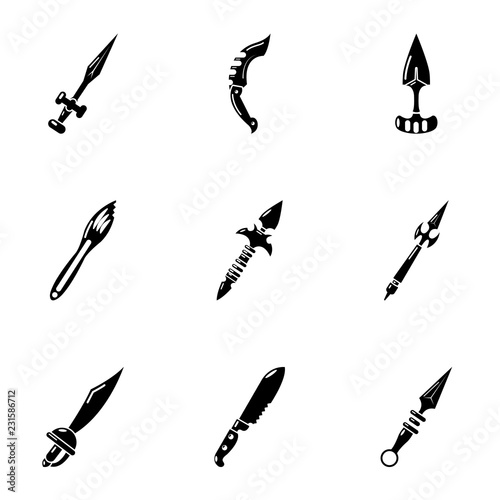 Steel production icons set. Simple set of 9 steel production vector icons for web isolated on white background