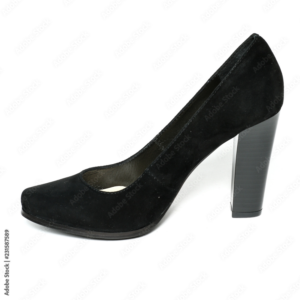 Obraz premium Women's toe and platform shoes isolated on white background