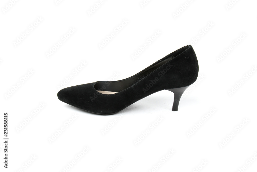 Women's toe and platform shoes isolated on white background Women's toe and platform shoes isolated on white background