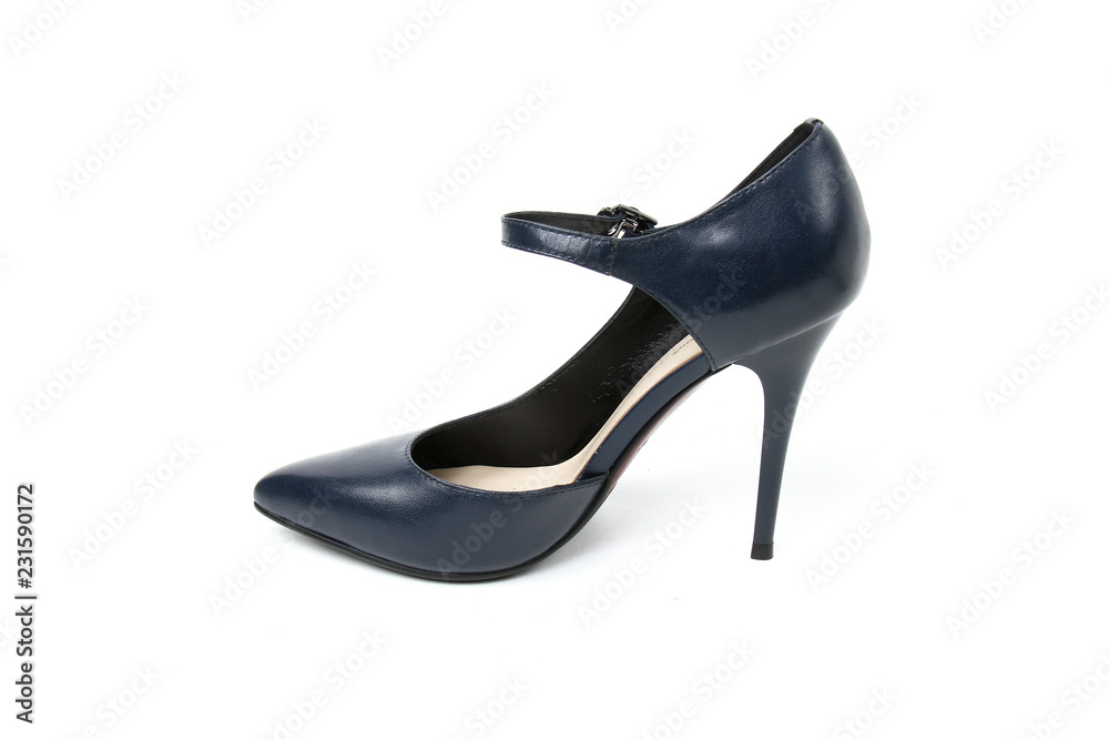 Obraz premium Women's toe and platform shoes isolated on white background