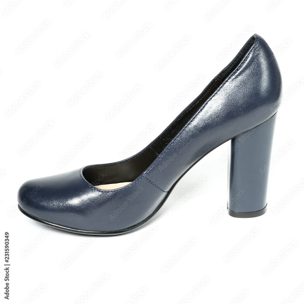 Women's toe and platform shoes isolated on white background Women's toe and platform shoes isolated on white background