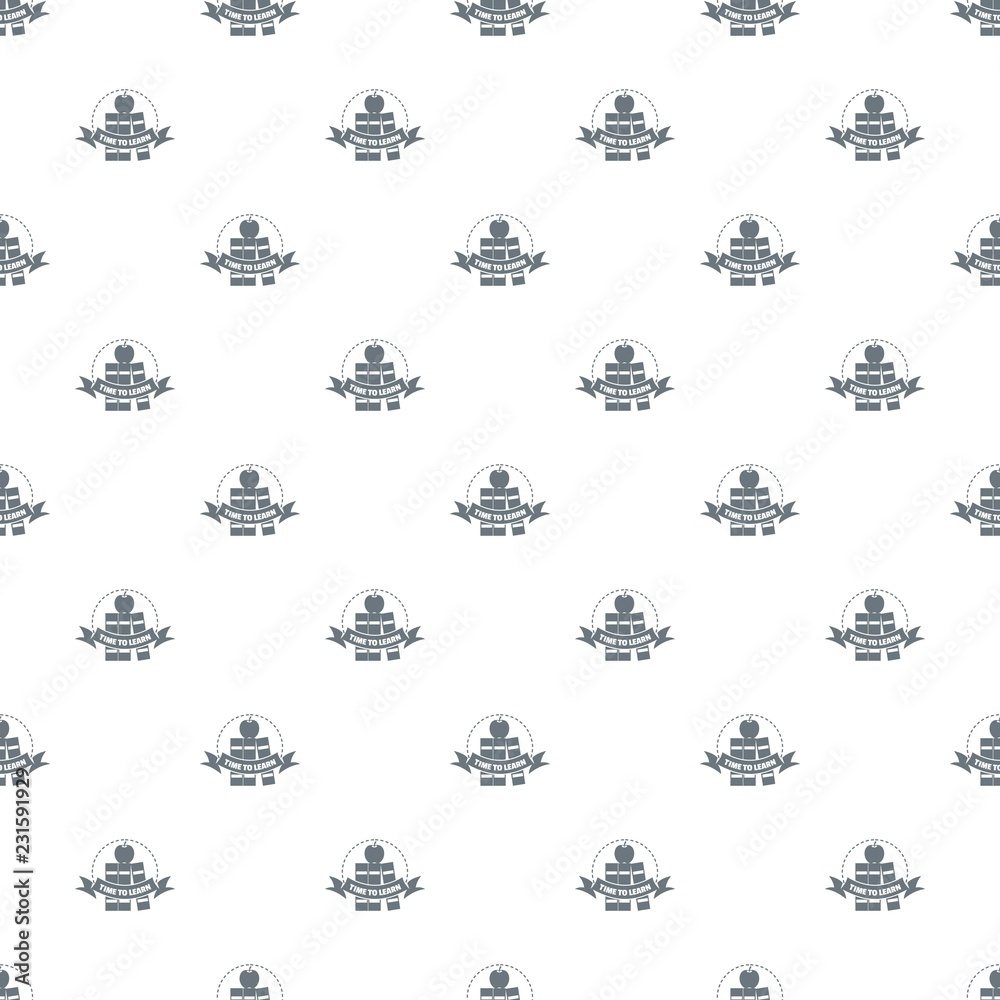 Book pattern vector seamless repeat for any web design