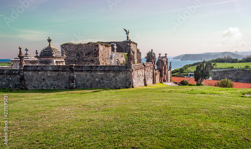 Cemetery of Comillas in northern Spain