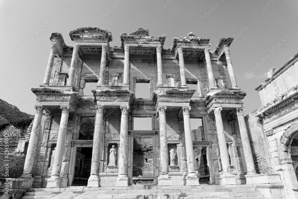Obraz premium Ephesus ancient city, celcius library,