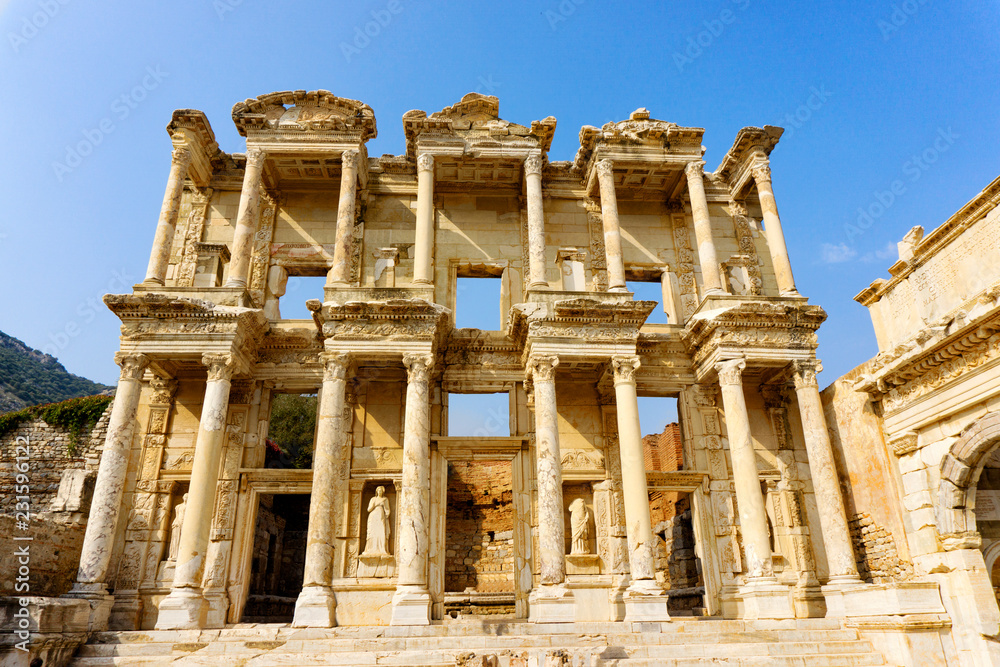 Ephesus ancient city, celcius library,