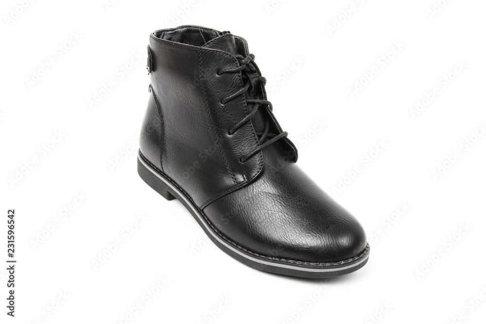 Men's leather fashion shoes isolated on white background Men's leather fashion shoes isolated on white background