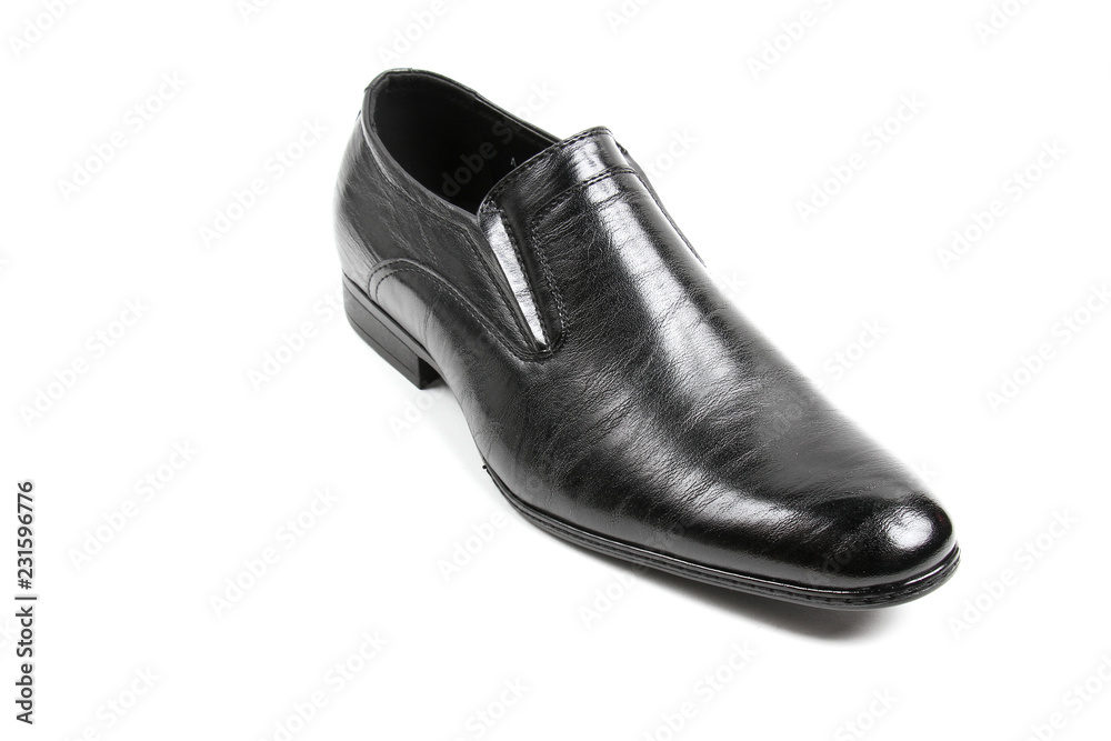 Men's leather fashion shoes isolated on white background Men's leather fashion shoes isolated on white background