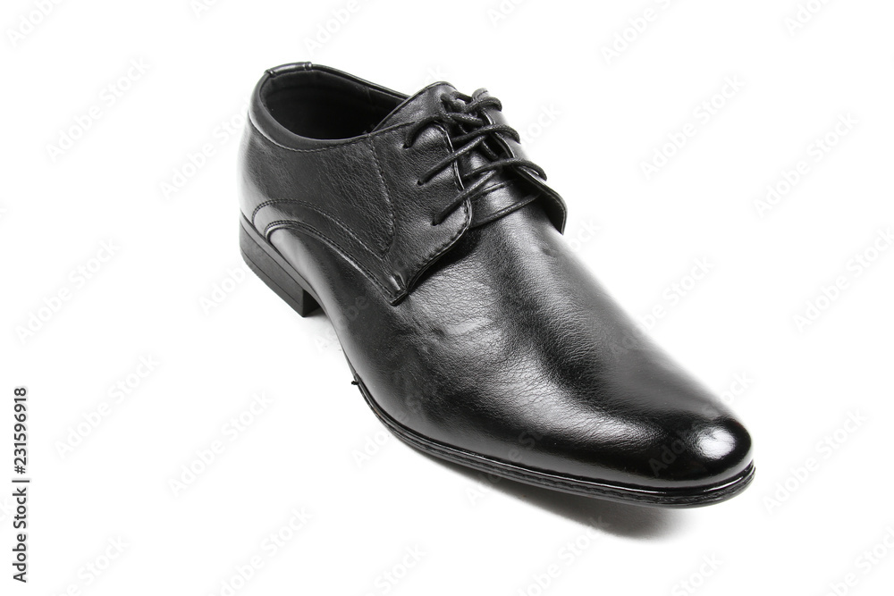 Men's leather fashion shoes isolated on white background Men's leather fashion shoes isolated on white background
