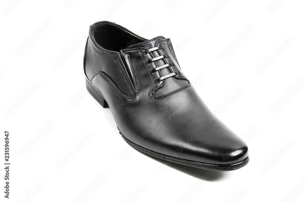 Men's leather fashion shoes isolated on white background Men's leather fashion shoes isolated on white background