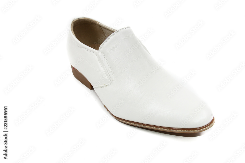 Men's leather fashion shoes isolated on white background Men's leather fashion shoes isolated on white background