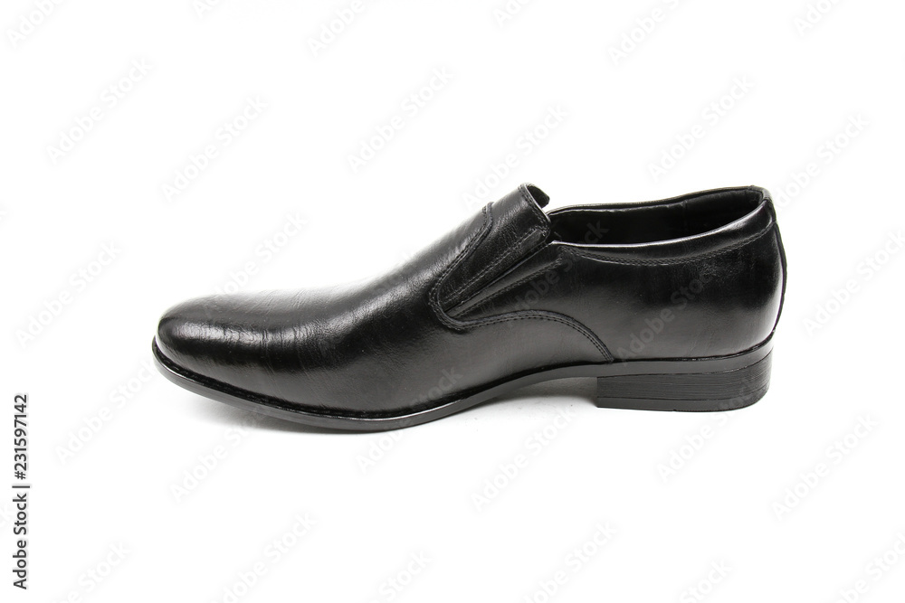 Men's leather fashion shoes isolated on white background Men's leather fashion shoes isolated on white background