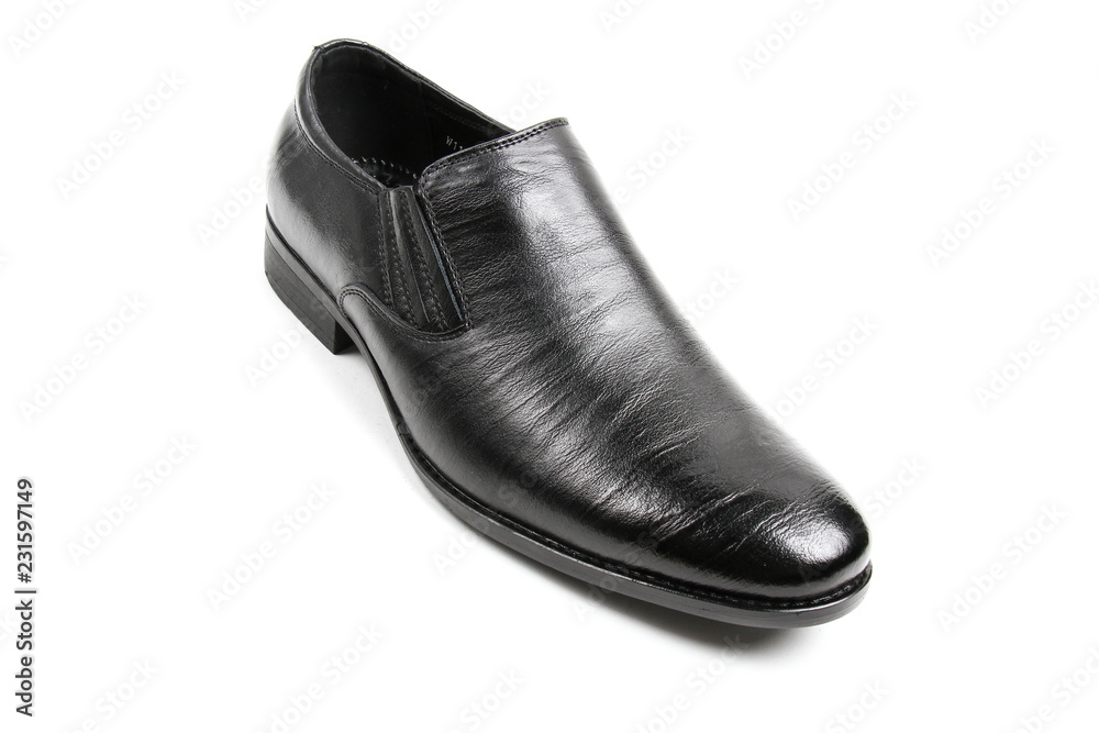 Men's leather fashion shoes isolated on white background Men's leather fashion shoes isolated on white background
