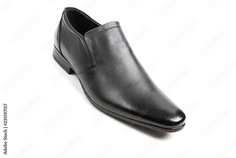 Men's leather fashion shoes isolated on white background Men's leather fashion shoes isolated on white background